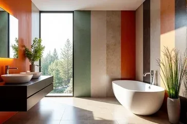 Tapeta do łazienki zamiast płytek: Nowoczesne możliwości i inspiracje